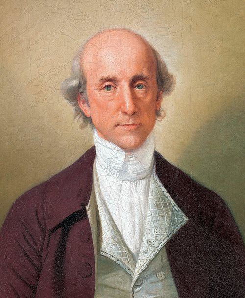 A painting of Warren Hastings (1732-1818), first governor general of Bengal, India, by Johan Joseph Zoffany, c. 1783-1784. 