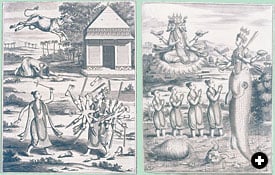 Philippus Baldaeus’s 17th-century account of Ceylon and the Malabar and Coromandel coasts of India included cultural as well as geographical information. His depictions of episodes from Hindu mythology were almost certainly based on Indian originals. Baldaeus spent the years 1658 to 1665 in Ceylon, and his extensive and factual account contributed to Europeans’ understanding that eastern civilizations had literary and iconographic traditions as complex and sophisticated as those of the western world.