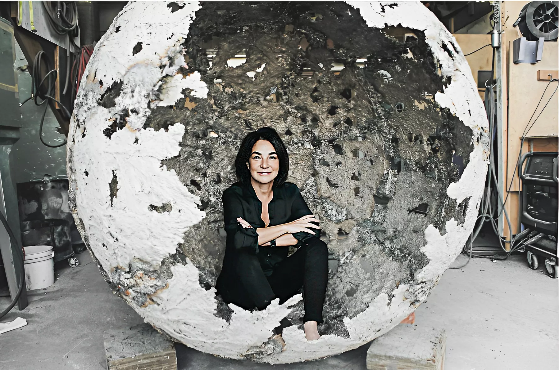 Sculptor Marie Khouri’s Message of Connection in Arabic Calligraphy Exhibition
