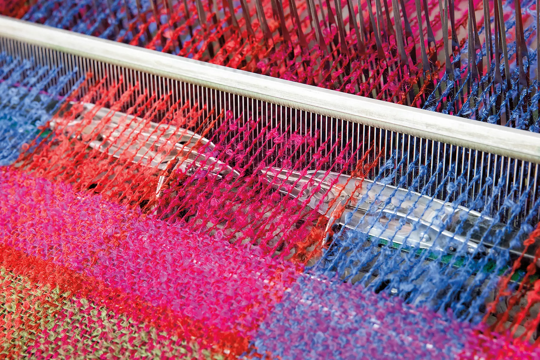 The Hinterveld Mill operates outside Gqeberha, South Africa, turning fleece into finished fabric.
