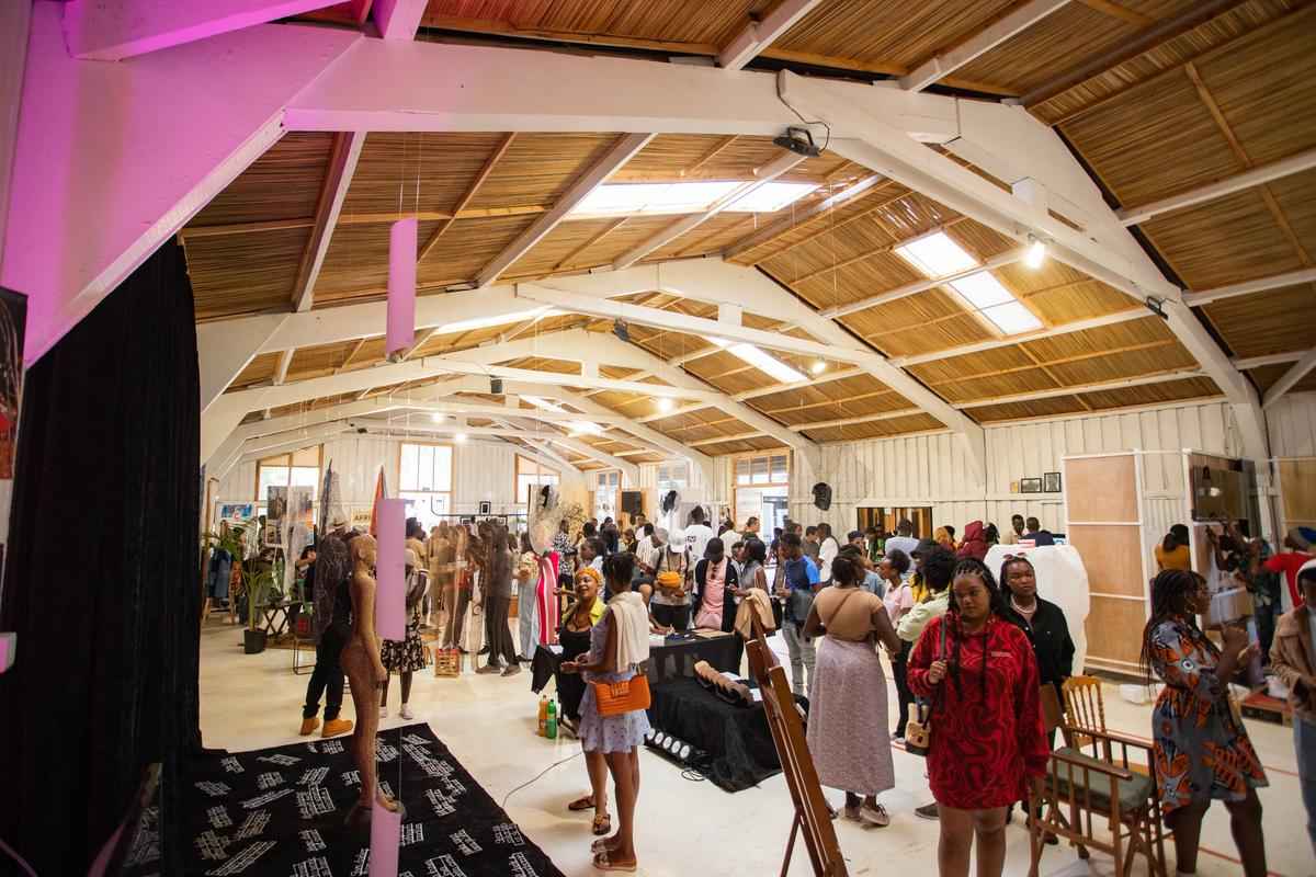   Attendees at the physical exhibition at NDW2023.