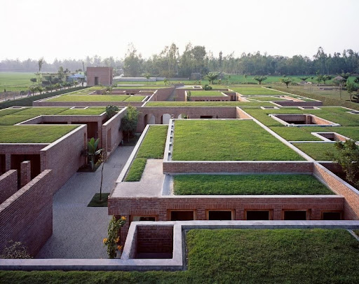 Kashef Chowdhury designed the Friendship Centre in Gaibandha, Bangladesh, a rural training center inspired by one of the country’s oldest urban archeological sites. 