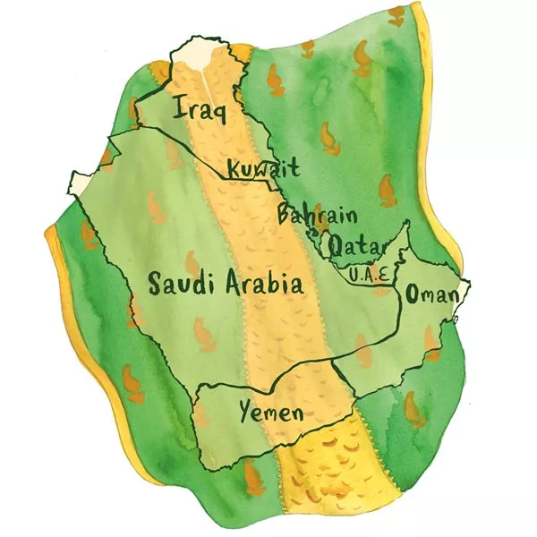 <p>Thobe al-nashal and her many cousins are worn from Iraq to parts of Oman.</p>
