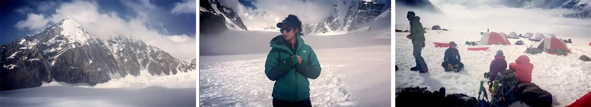 From Denali basecamp, Moharrak prepared&nbsp;in June for her&nbsp;second attempt at&nbsp;North America's&nbsp;hightest peak.&nbsp;