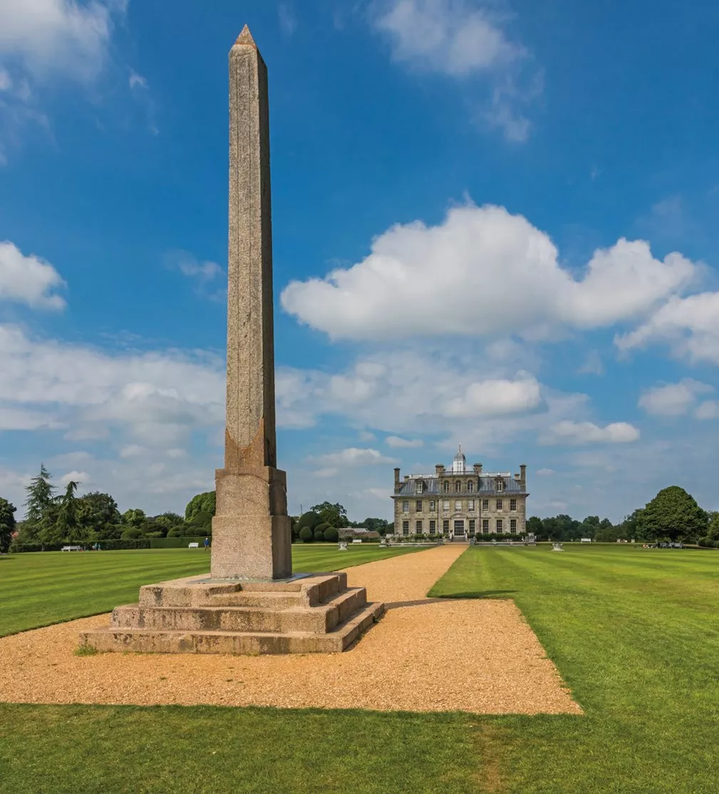 Nearly lost in 1818 when Belzoni let it slip into the Nile while removing it from the island of Philae, this 22-meter obelisk bears Greek and hieroglyphic inscriptions and dates to 150 <span class="smallcaps">bce</span>. Belzoni&rsquo;s efforts helped it land where it stands today on the Kingston Lacy estate in Dorset, England.