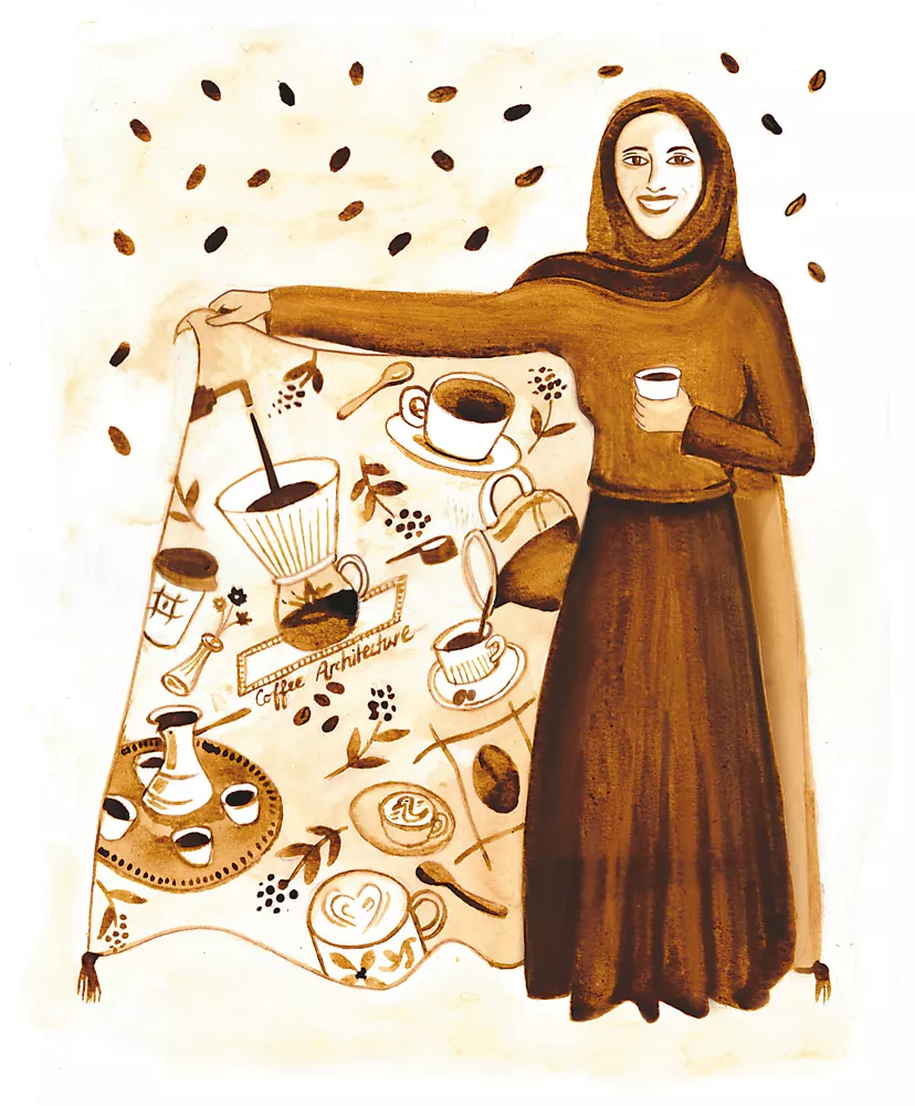 Nooran Al Bannay, founder of Coffee Architecture.