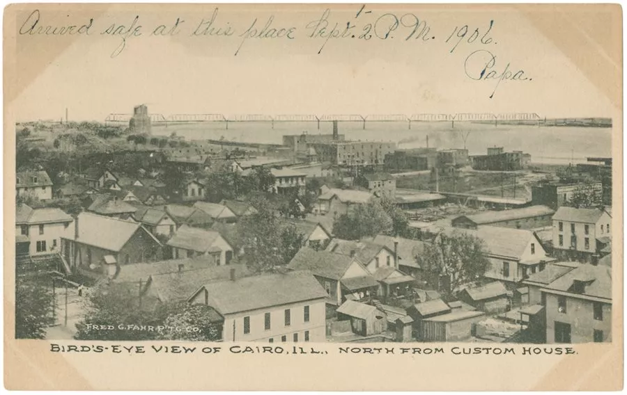 The Illinois Central Railroad had recently completed its bridge over the Ohio River