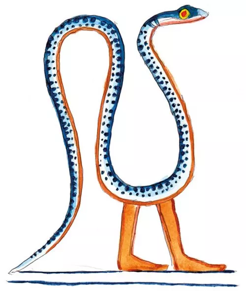 Snake god of the underworld