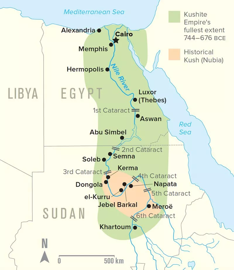 Nubia Map