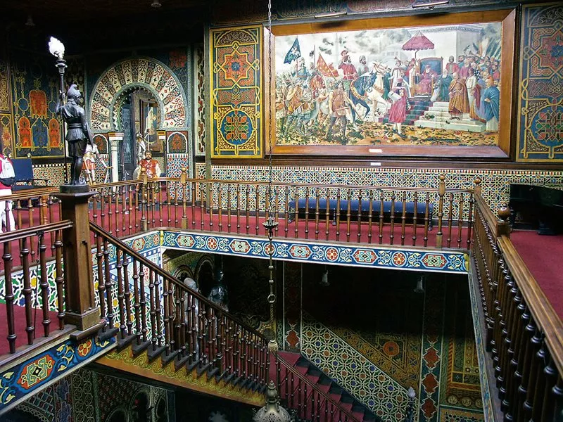 The elaborately eclectic Spanish Club in Iquique, Chile, dates to 1904.