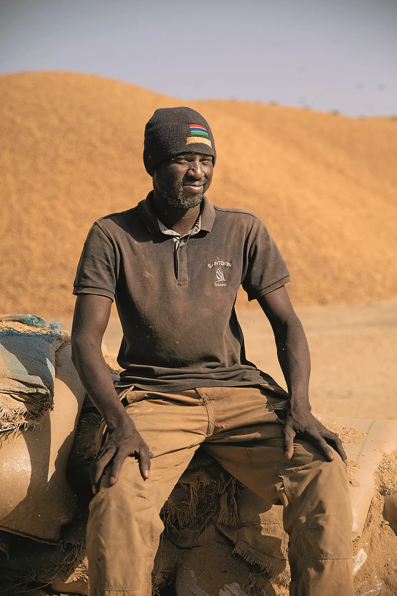 Third-generation groundnut farmer and owner of three of Gambia’s nine largest groundnut processing factories, Tamsir Saho sells from Banjul to Beijing. 