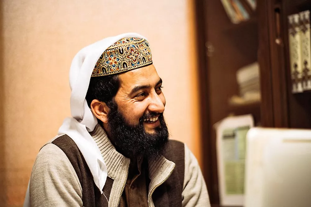 Mohammed Jaafar, the Pakistan-born imam of Kobe Muslim Mosque.