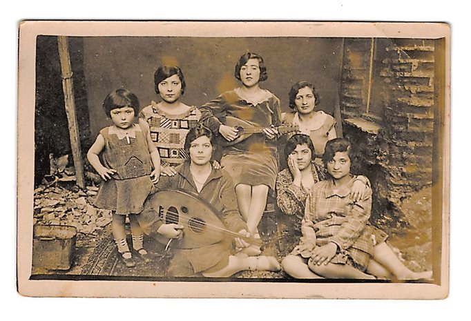 Images from The Oud: An Illustrated History include, above, a postcard sent from Constantinople in 1929 highlighting two female ‘ud performers.