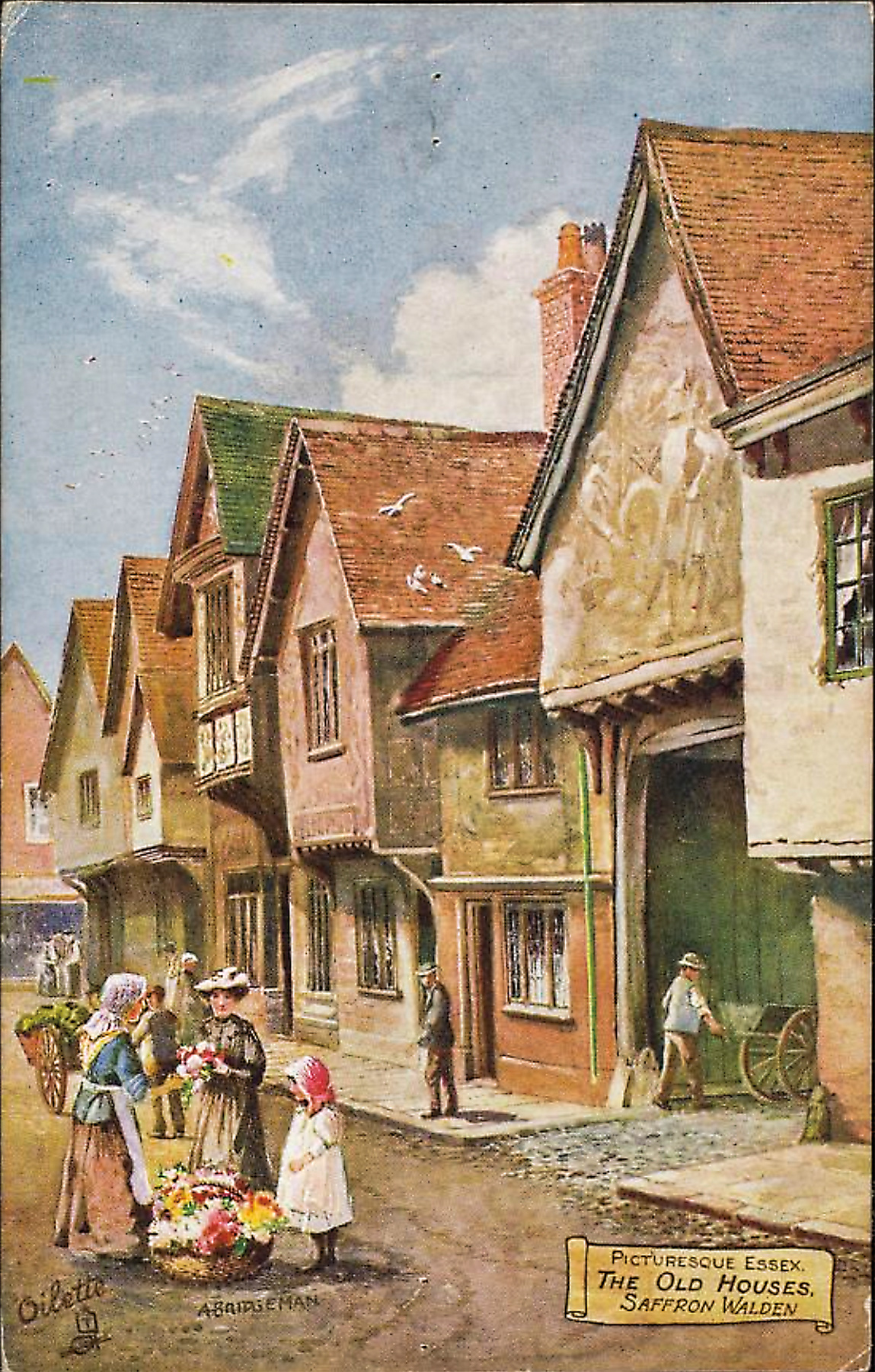 postcard of Saffron Walden