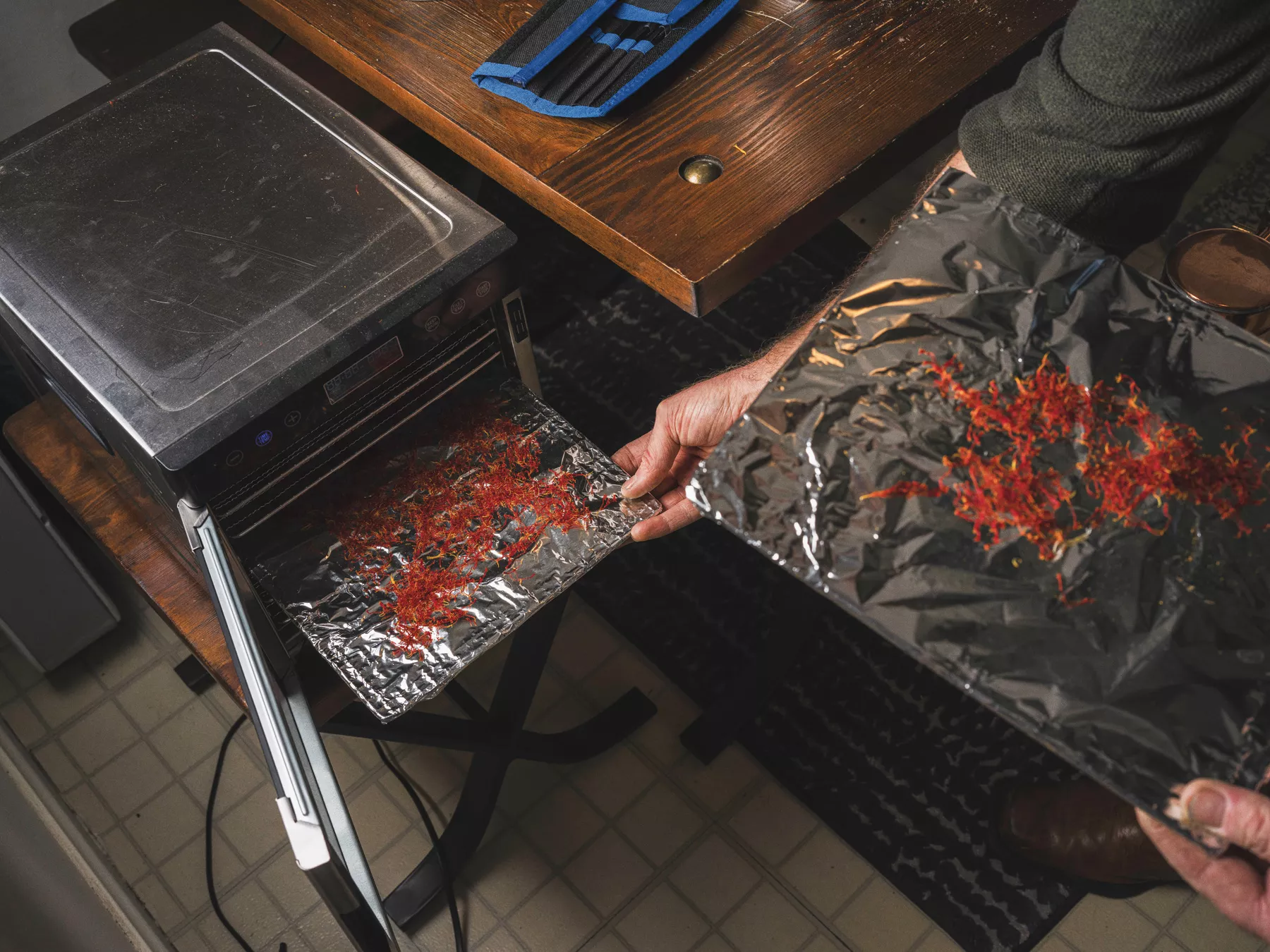drying the threads