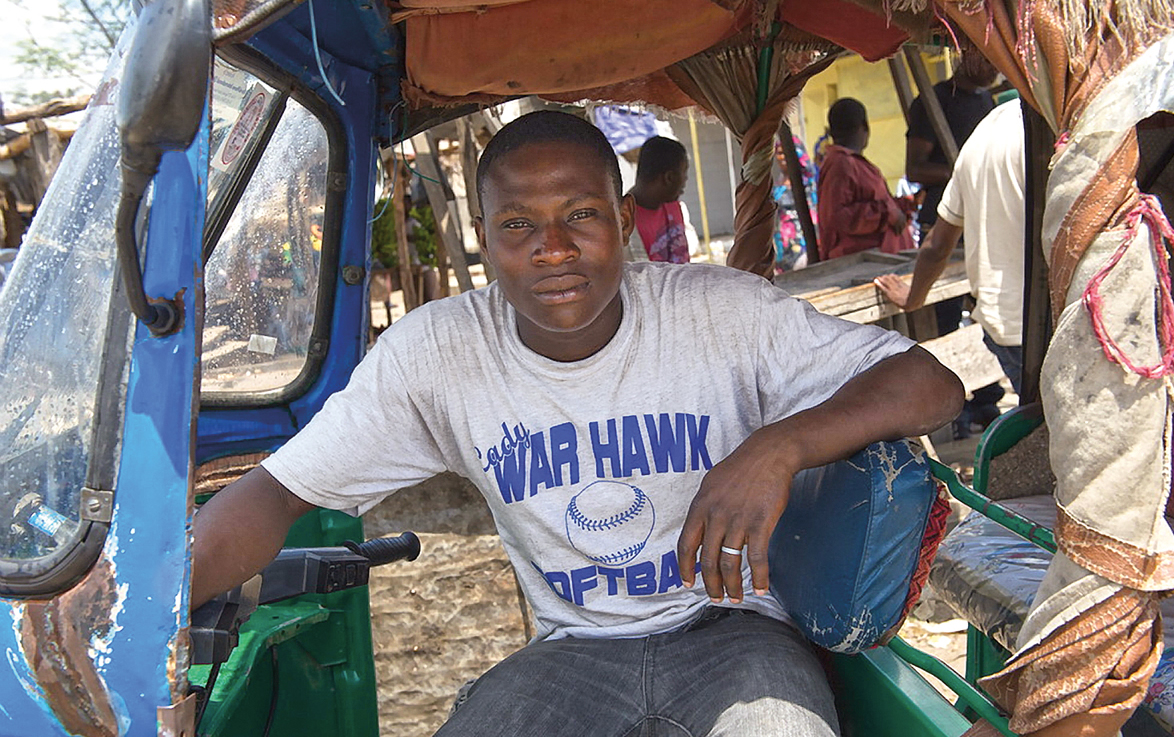 Traditional fishing and farming, raising coconuts, cassava or bananas, all appeal less and less to the town&rsquo;s largely young population. Rajubu Vwai, <em>top</em>, grew up as a fisherman and farmer in Mlingotini, but he recently signed up for training as a tour guide. Bajaj driver Shafee, 18, <em>above</em>, knows every road and pothole in Bagamoyo. &ldquo;I come from a very poor family,&rdquo; he says, adding that making his family proud by earning a decent income comes first.&nbsp;