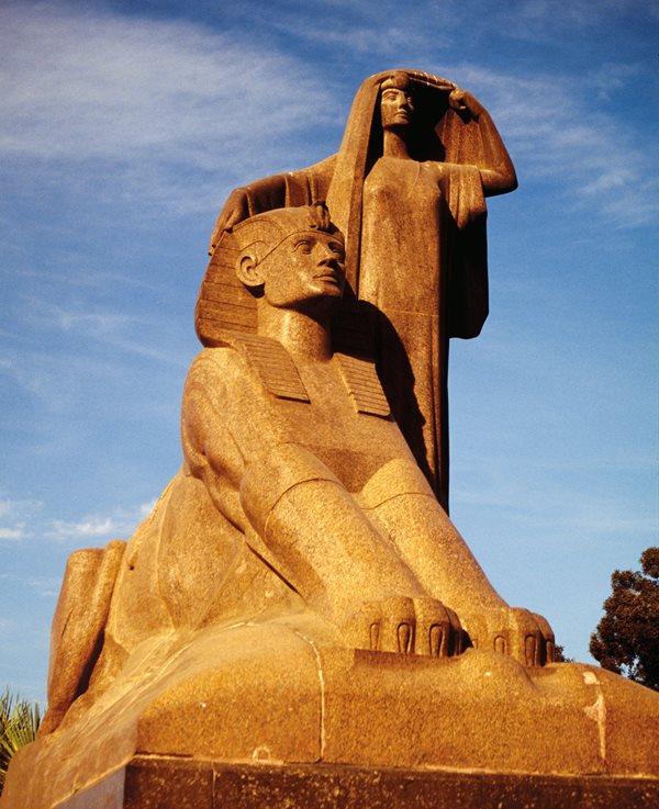 Mahmoud Mukhtar (Egypt), &ldquo;Egypt&rsquo;s Awakening,&rdquo; 1928, granite, Giza.