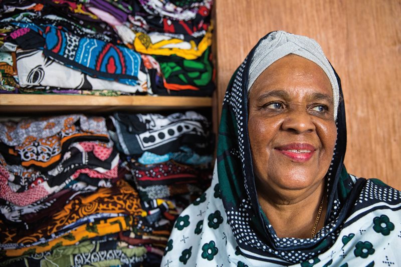 Stone Town journalist, musician and cultural advocate Mariam Hamdani has collected more than 100 kanga, each purchased for special occasions&mdash;weddings, funerals, musical events, family and personal milestones&mdash;making her kanga collection a kind of personal diary.