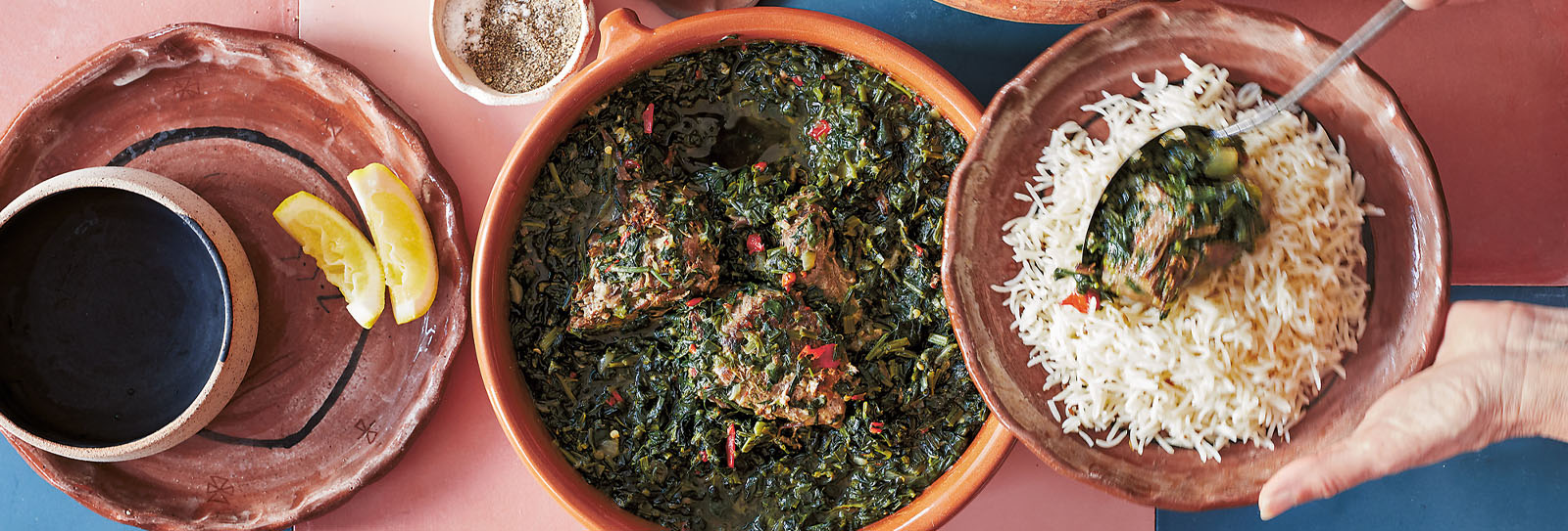 Flavors: Spinach and Lamb Curry (Sabzi)
