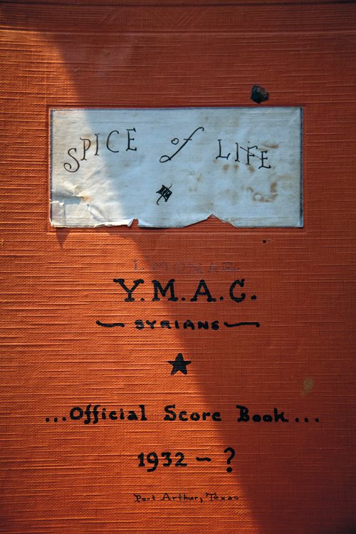 Spice of Life, y.m.a.c: Syrians Official Score Book 1932 was the title the team gave to its record for that championship year, and it, too, is now part of Karam’s collection.
