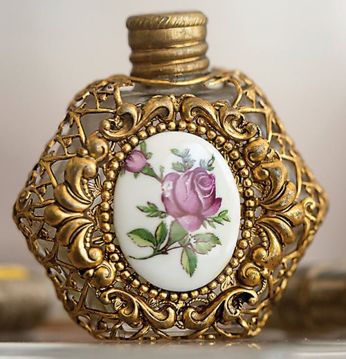 The museum highlights the blooming industry and also shows artifacts such as this 19th-century decorative muscal, above, used for storing rose oil.