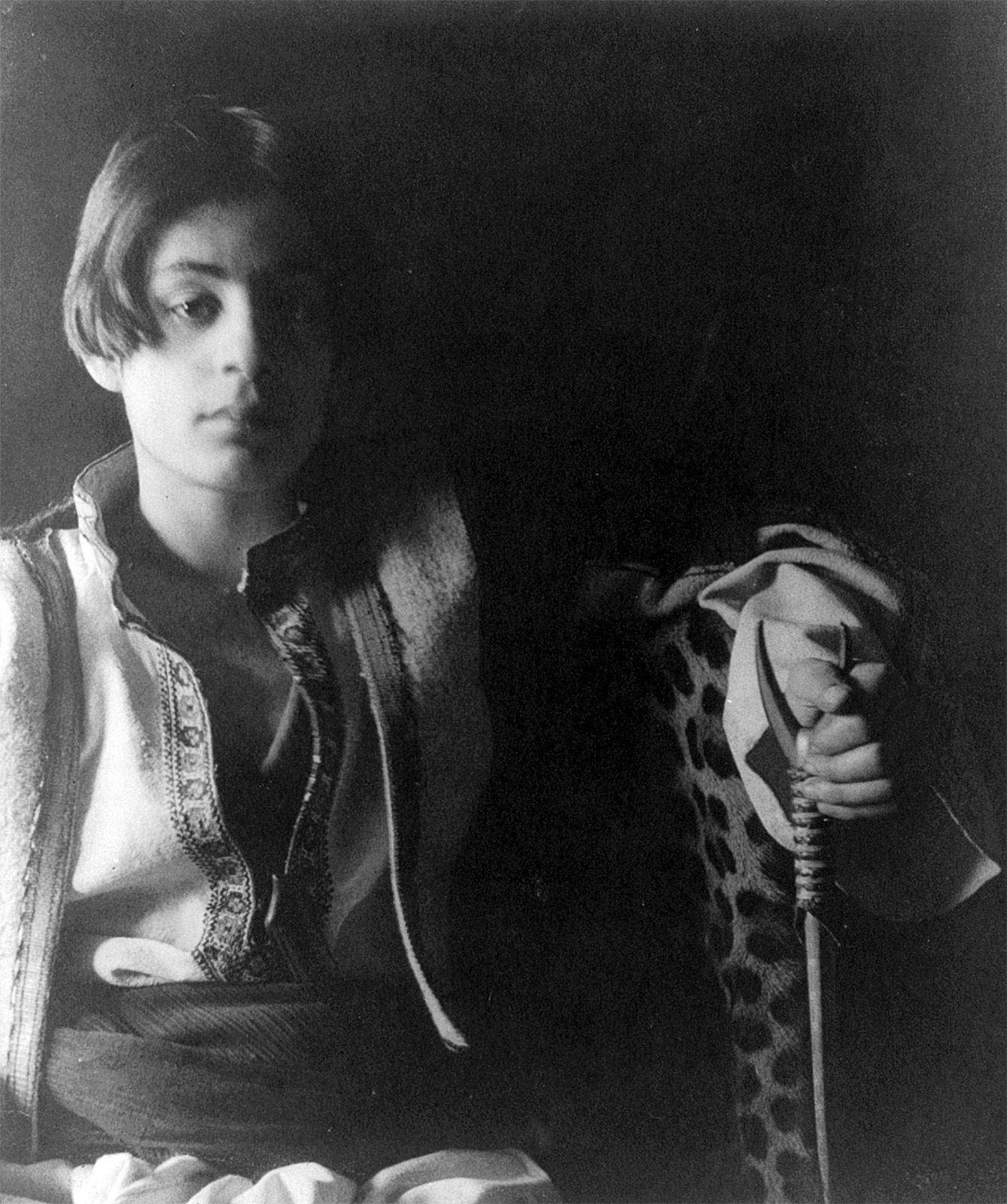 This portrait of 15-year-old Kahlil Gibran was made in 1898 by one of his mentors, photographer and publisher Fred Holland Day. 