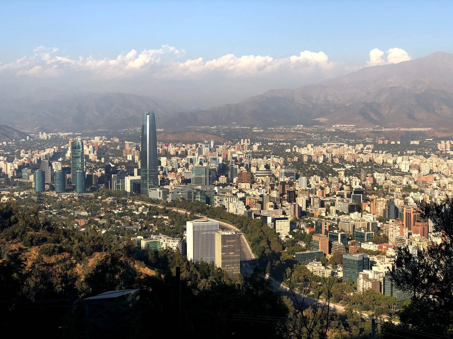 Santiago, a city of 10 million in a country of 17 million, stretches&nbsp;out below San Cristobal Hill,&nbsp; which rises from the edge of the Bella Vista neighborhood, where many immigrant Palestinians settled and that&nbsp;now is filled with restaurants, clubs and art galleries.