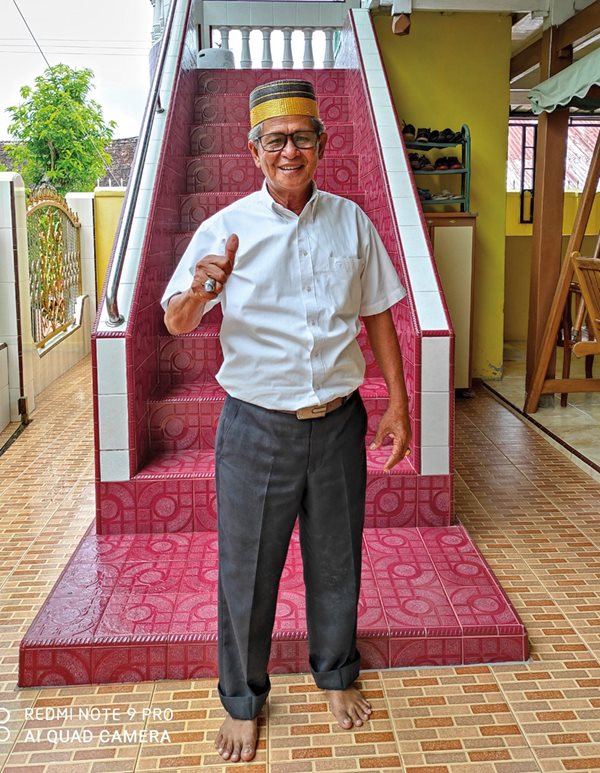 Haji Abdul Wahab has been building the iconic Indonesian schooners for more than 30 years.