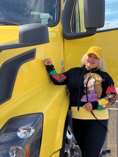 “’You should sit home and birth babies and cook.’ Everybody talked to me like that. It’s so heavy when women start in the trucking business. ... I’m just keeping positive.”
—Arailym Mergenova