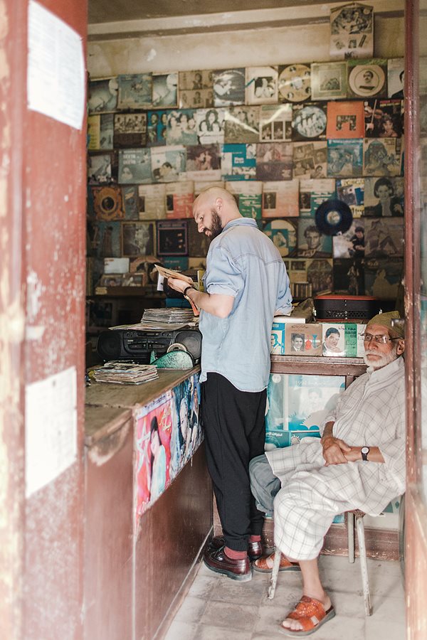 It’s in record shops like this one in Morocco, Stürtz says, where the journey often begins. 