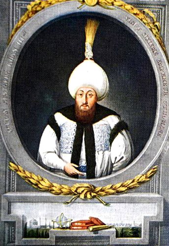 Signaling his sultan&rsquo;s interest in the science of the late 18th century, artist Konstantin Kapidağli set a globe, books and a telescope below his portrait of Ottoman Sultan Mustafa III.&nbsp;