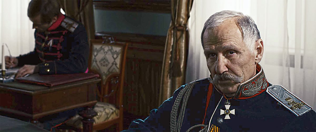 <p>Governor-General of Russian Turkestan Konstantin Kaufman’s expansion of Russian colonial power into the Alai Valley inspired resistance from Kyrgyz tribes under Kurmanjan; he is played by Victor Kostetskiy, a Russian actor with more than 100 credits to his name when he passed away months after the film’s release.</p>