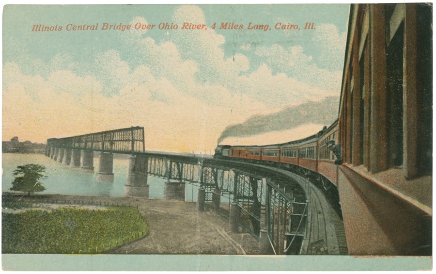 The Illinois Central Railroad had recently completed its bridge over the Ohio River