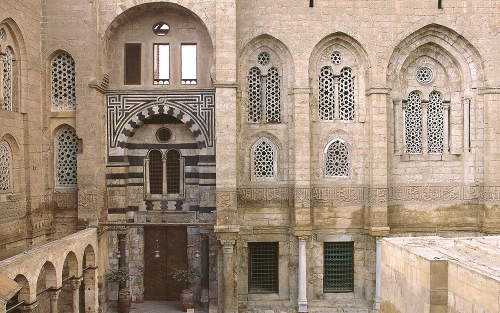 <p>In Egypt, the al-Mansur Qalawun Complex in Cairo includes a hospital, school and mausoleum. It dates from 1284-85.</p>