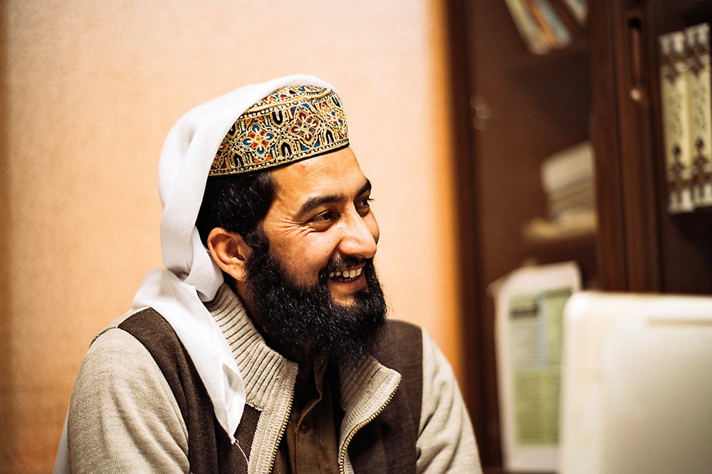 Mohammed Jaafar, the Pakistan-born imam of Kobe Muslim Mosque.