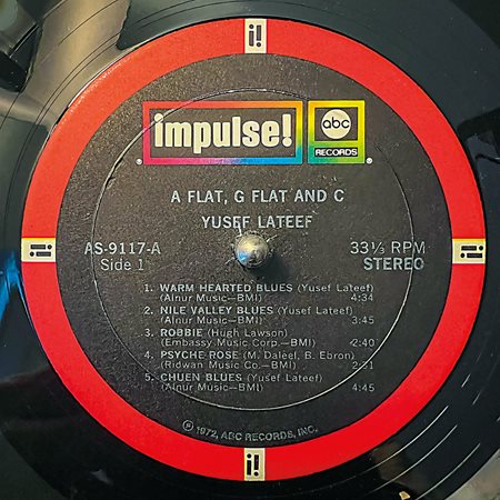 Released in 1966 by jazz multi-instrumentalist Yusef Lateef for Impulse! Records, A Flat, G Flat and C, which includes the track, “Nile Valley Blues,” helped the Tennessee-born artist pioneer the world-music scene.