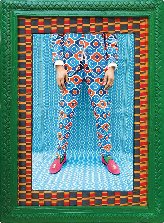 Hassan Hajjaj “Joe Legs,” Legs series, 2012/1433, framed photography.