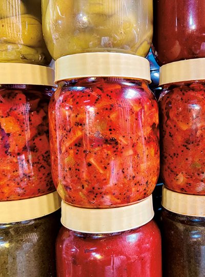Fermented, spiced fruits and vegetables, including cabbage and mangos, are canned for later use in a variety of Indian recipes that include both sweet and savory dishes. 