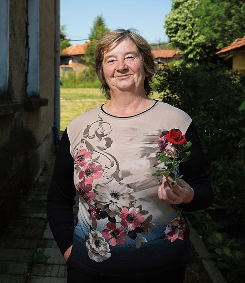 Director of the House of Culture community center in Rozovo, Delka Kirova recalls picking rose petals as a child, and the camaraderie that grew among the families and friends who engaged in the harvest.