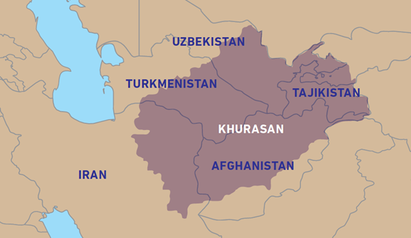 Map of Khurasan