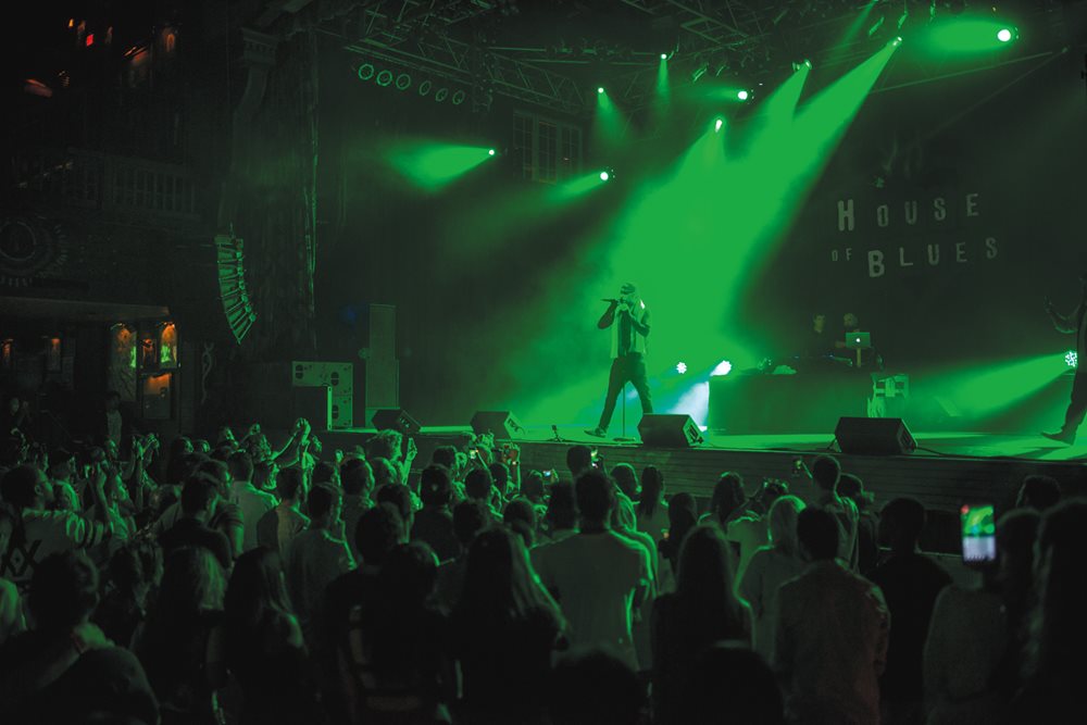 At the House of Blues in Orlando, Florida, Saudi rapper Qusai performed August 17, 2017, as part of Ithra’s international program that has brought artists, musicians, innovators, filmmakers and entrepreneurs to audiences across the globe.  