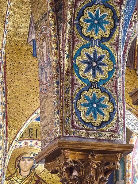 Upon his visit to Palermo in 1184 CE, Andalusian geographer Ibn Jubayr called the church of Santa Maria dell’Amirraglio, finished in 1143 CE, “the most beautiful monument in the world.” Every surface of its ceiling and vaults is covered in Byzantine-style gold mosaic.