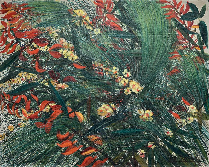 “Ceibo y espinillo,” 1964, oil on canvas, 80 x 100 centimeters. 