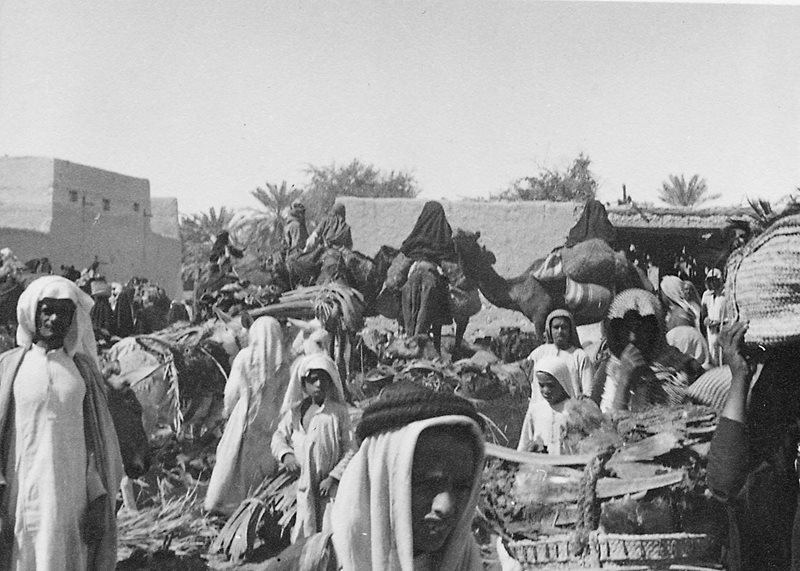 Of Hofuf’s main market, Geraldine wrote, “We drifted into the crowd and I soon lost all self-consciousness in the picturesque strangeness of my surroundings.” The Rendels shared a single camera, and thus it is not always possible to determine who took a particular photo.  