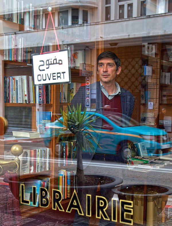 Simon-Pierre Hamelin, manager of the bookshop Librairie des Colonnes, met Mrabet 15 years ago and has since collaborated and translated for him. &ldquo;Storytelling and painting, for Mrabet, it&rsquo;s the same process,&rdquo; he says.