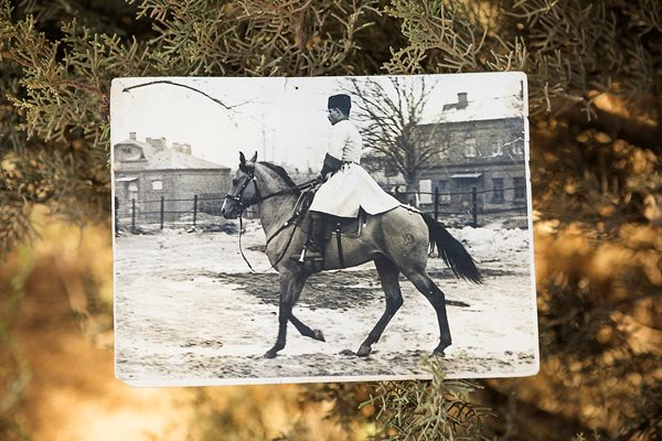This 1956 photo shows Zaman, the stallion gifted that year to the United Kingdom’s Queen Elizabeth II. The jockey is Ali Tagiyev, grandfather of trainer and Baku Golden Horse Therapeutic and Educational Center founder Sarxan Tagiyev, shown opposite top and lower carrying on his family tradition of breeding and training Karabakhs and educating people about them. 